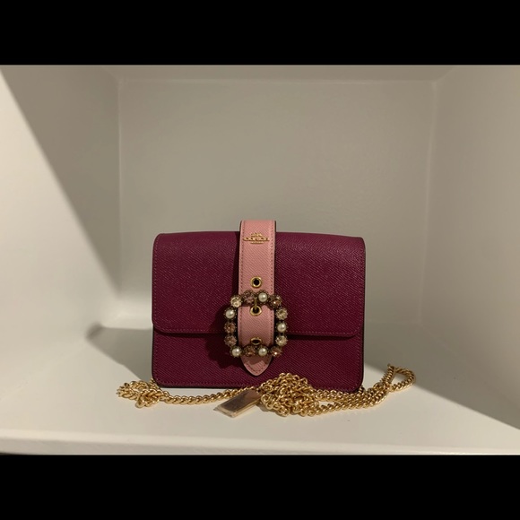 SOLD LOCAL! Coach crossbody with rhinestones 💗😍 - Picture 1 of 6